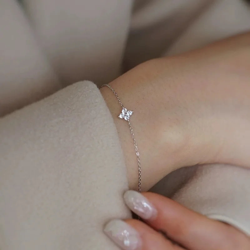 Stainless Steel Zircon Necklaces 18K Gold