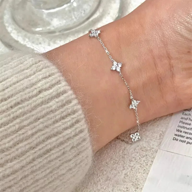 Stainless Steel Zircon Necklaces 18K Gold