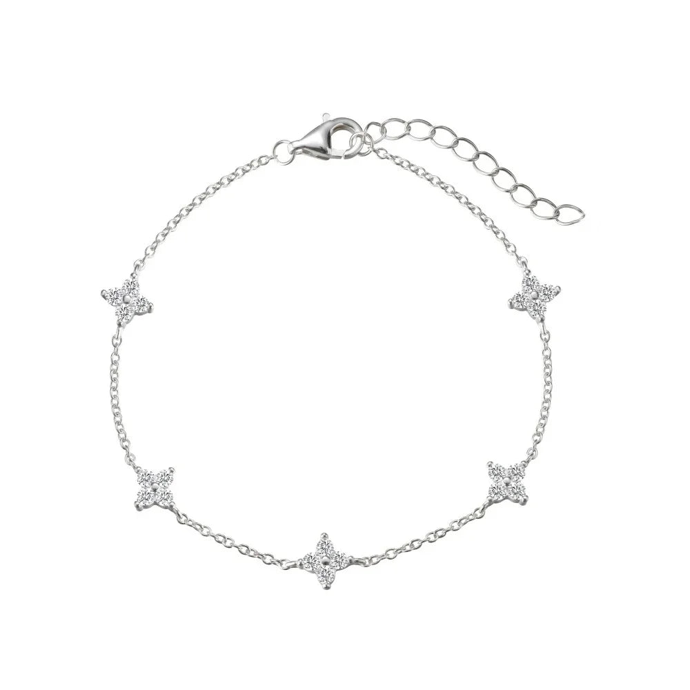 Stainless Steel Zircon Necklaces 18K Gold